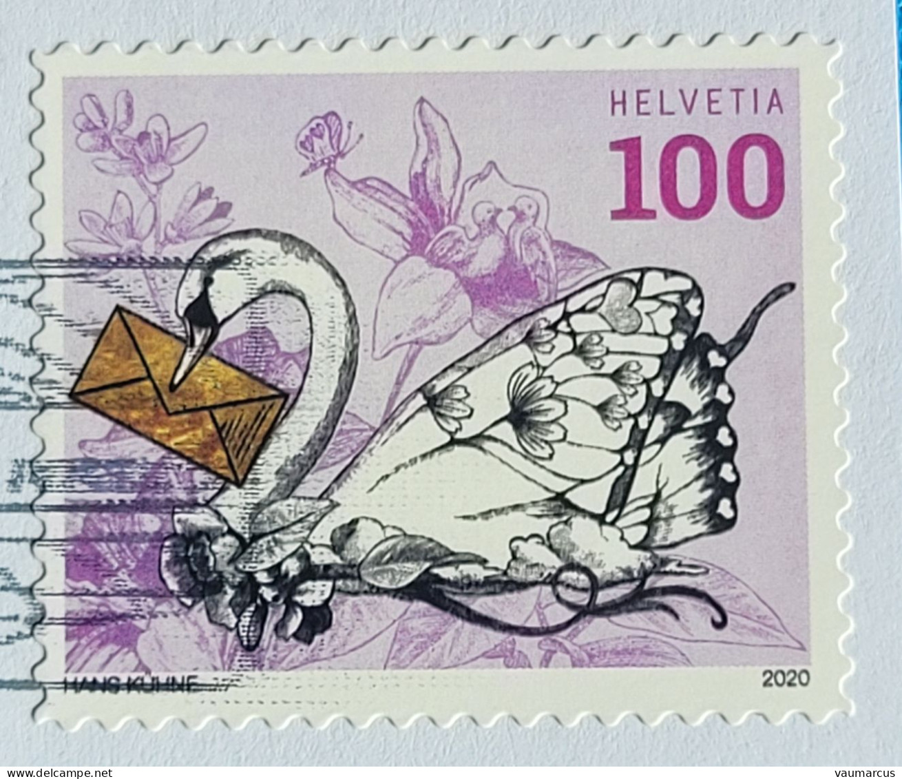 2020 Zu 1796 / SBK 1797 / Mi 2673 / YT 2590 Obl  Sur Fragment - Used Stamps