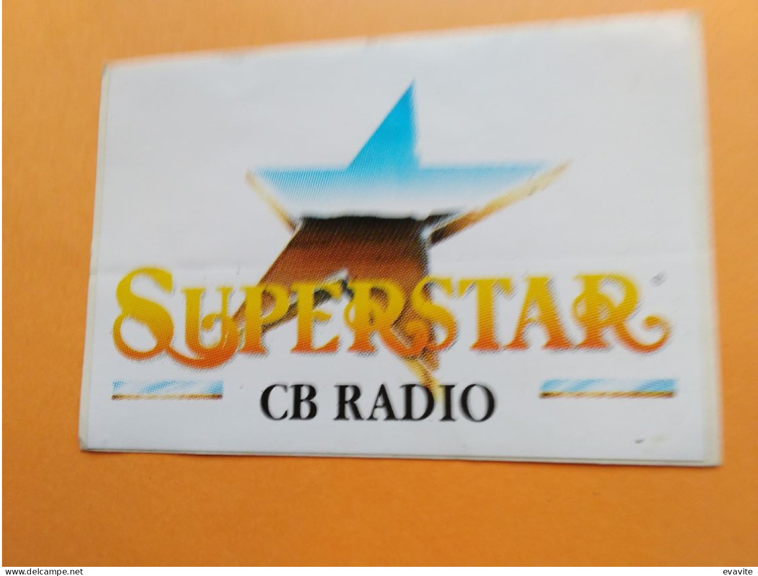 Autocollant -     SUPERSTAR   CB RADIO - Pegatinas