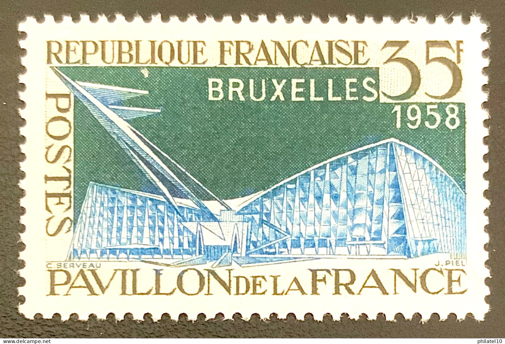 1958 FRANCE N 1156 BRUXELLES PAVILLON DE FRANCE - NEUF** - Ungebraucht