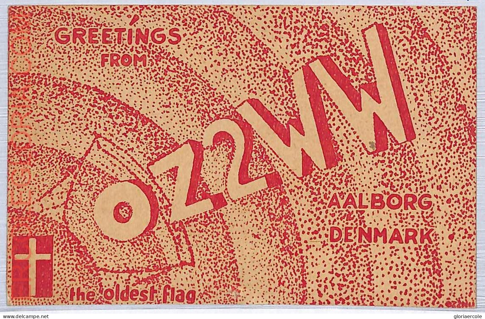 Ad9023 - DENMARK - RADIO FREQUENCY CARD -  AALBORG - 1947 - Radio