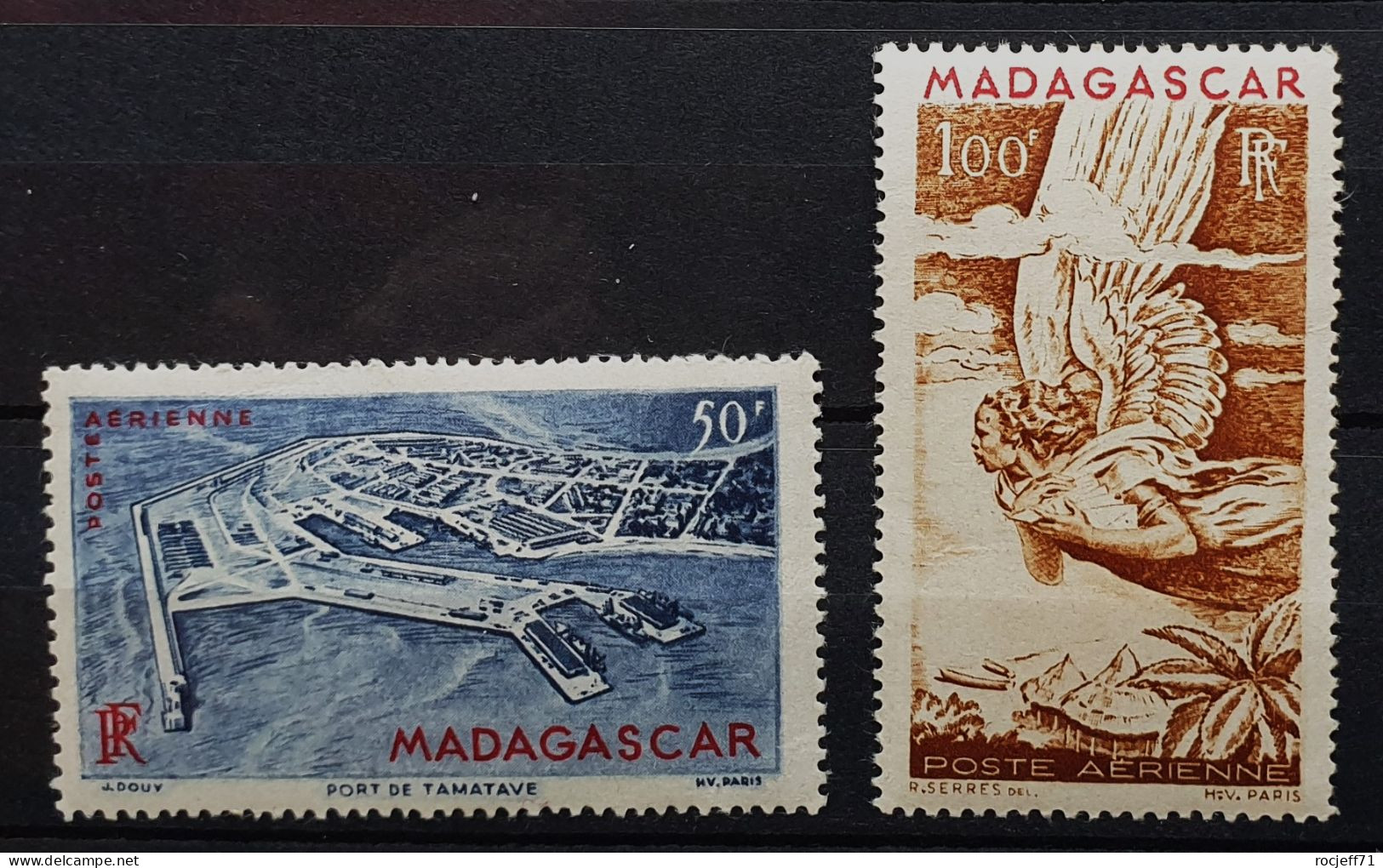 04 - 24 - Madagascar - Poste Aérienne N° 63 - 64 ** - MNH - Posta Aerea