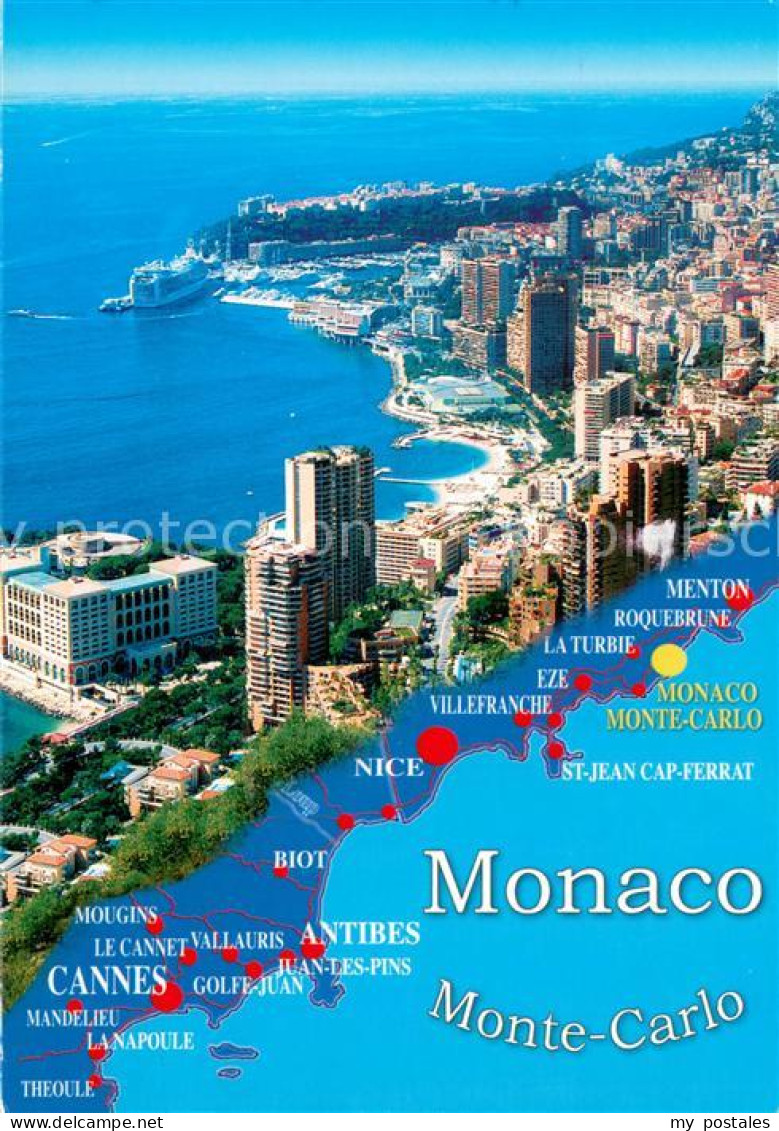 73754154 Monte-Carlo Fliegeraufnahme Monte-Carlo - Autres & Non Classés