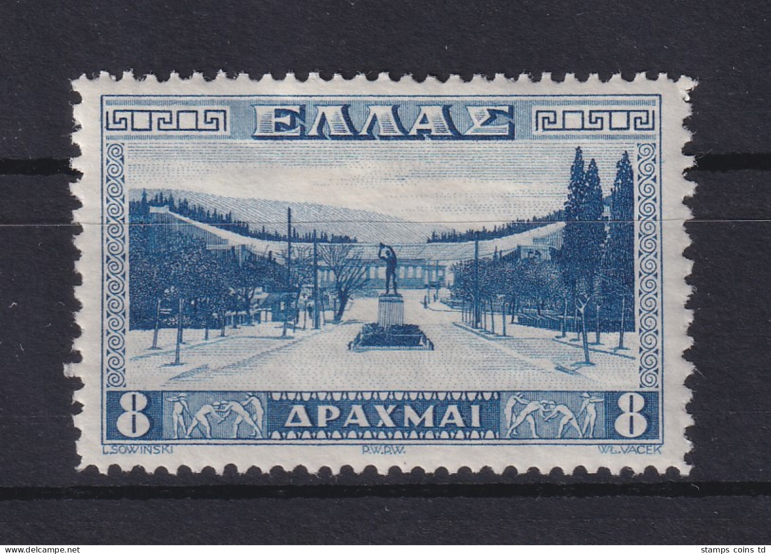 Griechenland 1934 Freimarke Stadion Athen Mi.-Nr. 372 Ungebraucht * - Altri & Non Classificati