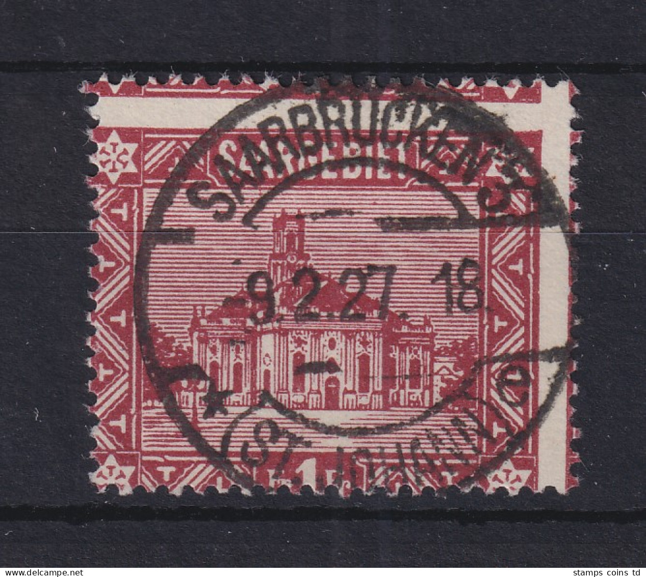 Saar 1922 Mi-Nr. 94 Leicht Verzähnt, Zentrisch Gestempelt SAARBRÜCKEN ST.JOHANN - Used Stamps