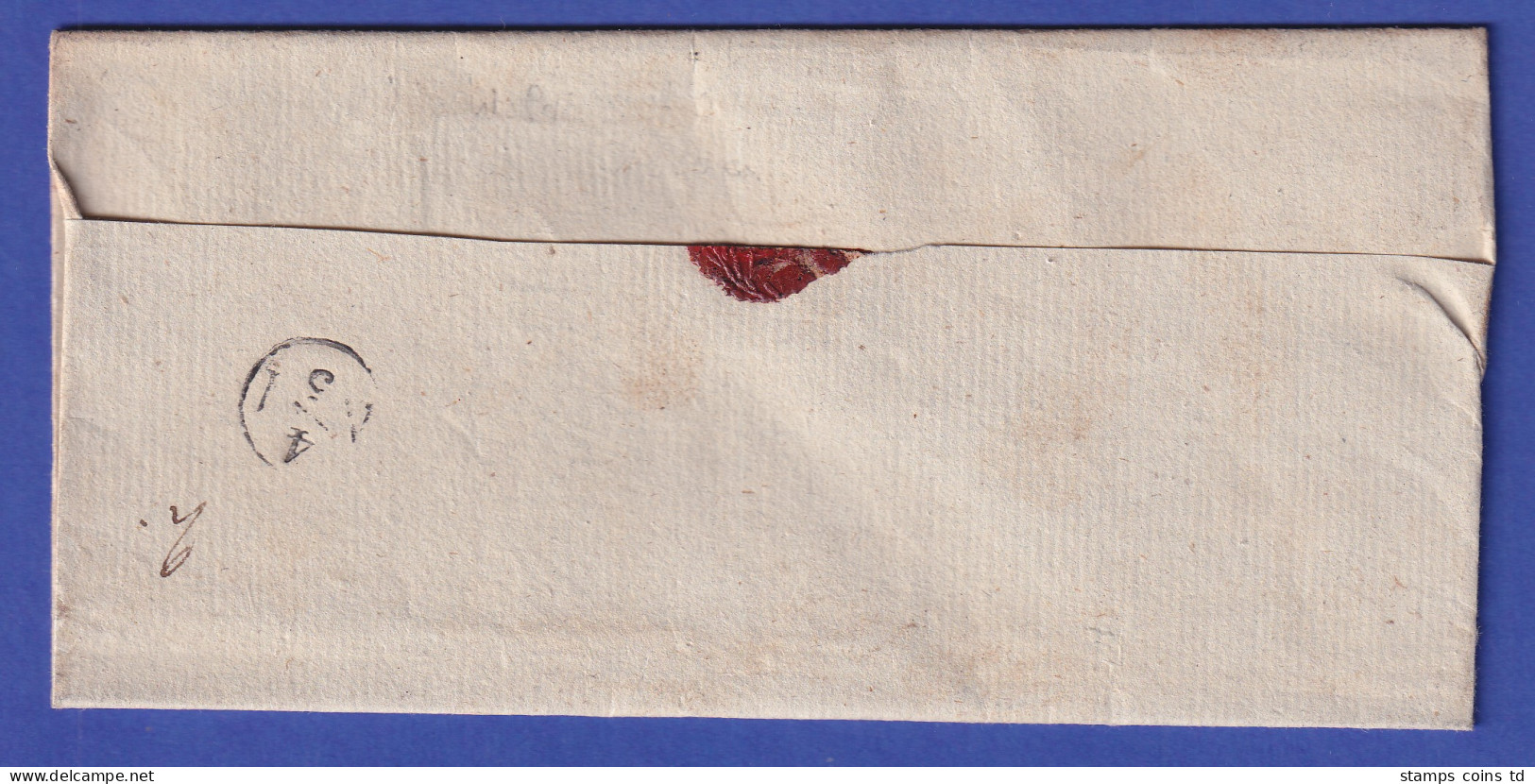 Preußen Vorphila-Brief Mit Zweizeiler ZEMPELBURG, Nach 1825 - Other & Unclassified