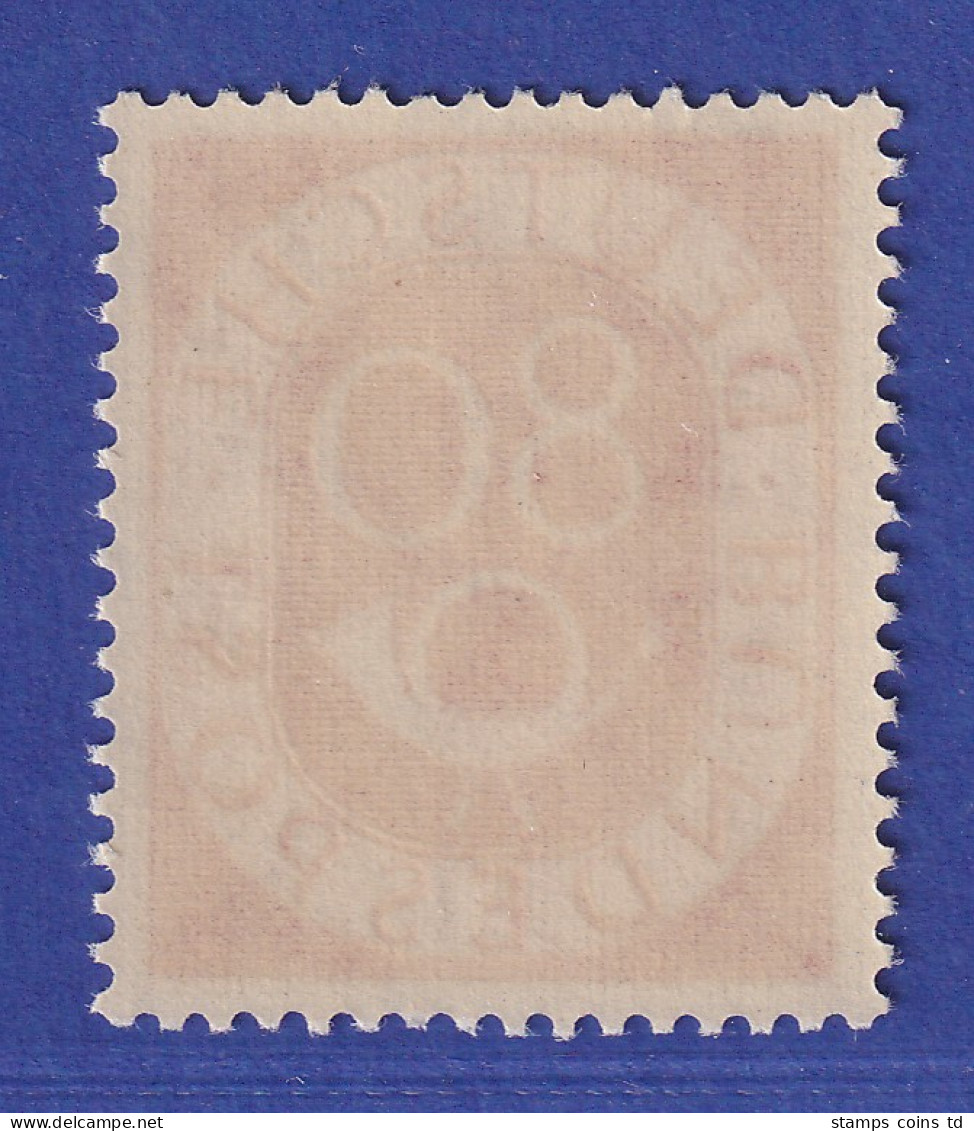 Bundesrepublik 1951 Posthornsatz 80Pfg-Wert Mi.-Nr. 137 ** - Nuovi