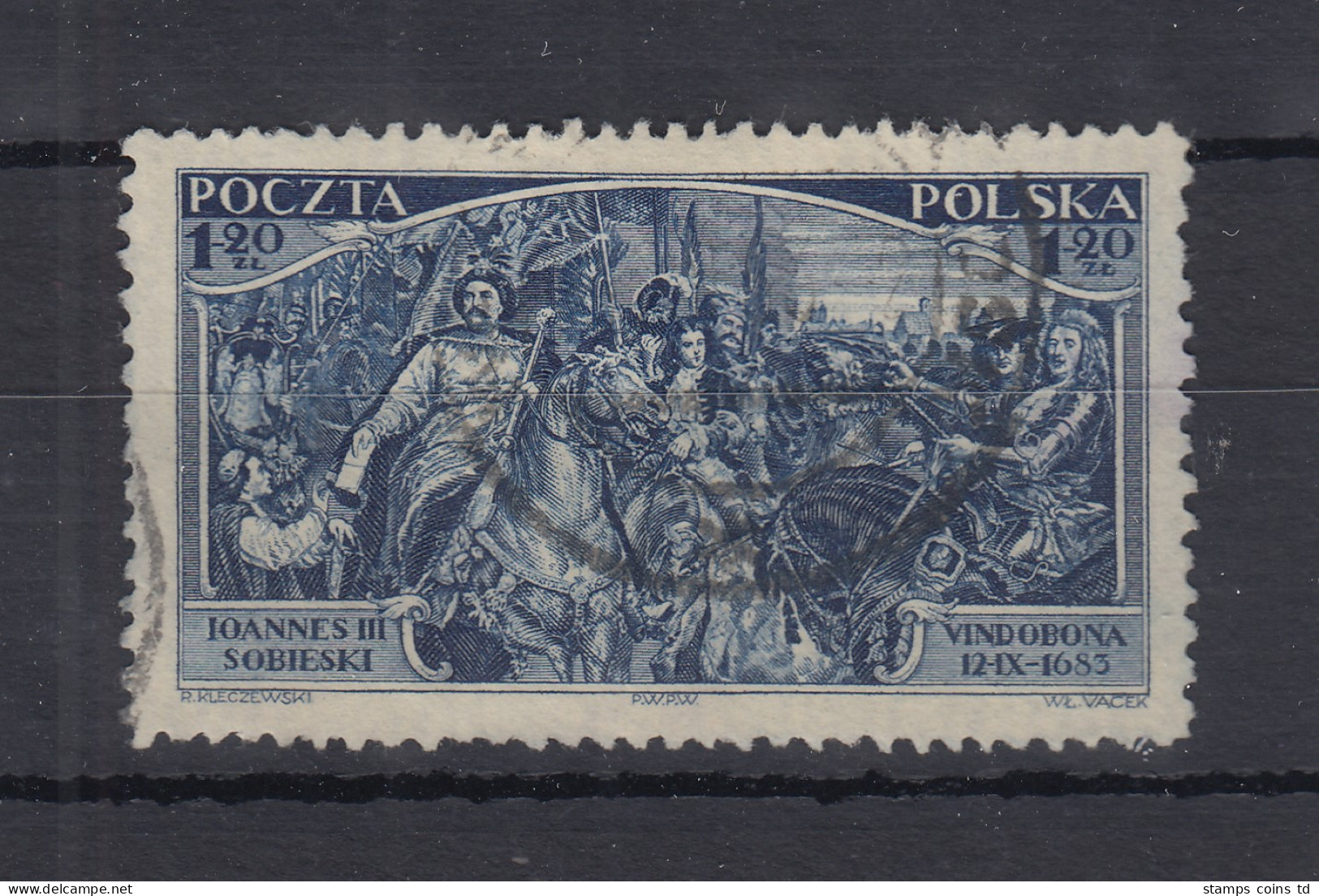 Polen / Polska 1933  Befreiung Wiens (1683) Mi.-Nr. 283 Gestempelt  - Sonstige & Ohne Zuordnung