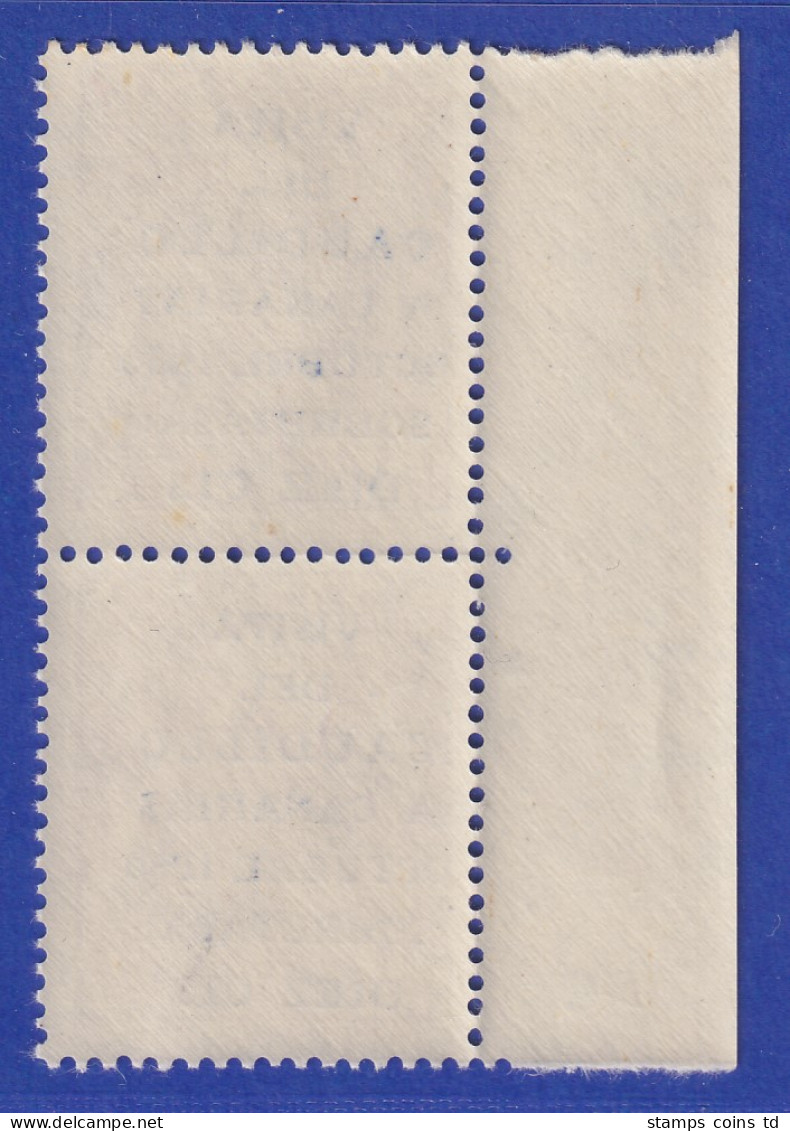 Spanien 1950 CAUDILLO Mi.-Nr. 985 Senkr. Paar Mit Rand Postfrisch ** / MNH - Andere & Zonder Classificatie