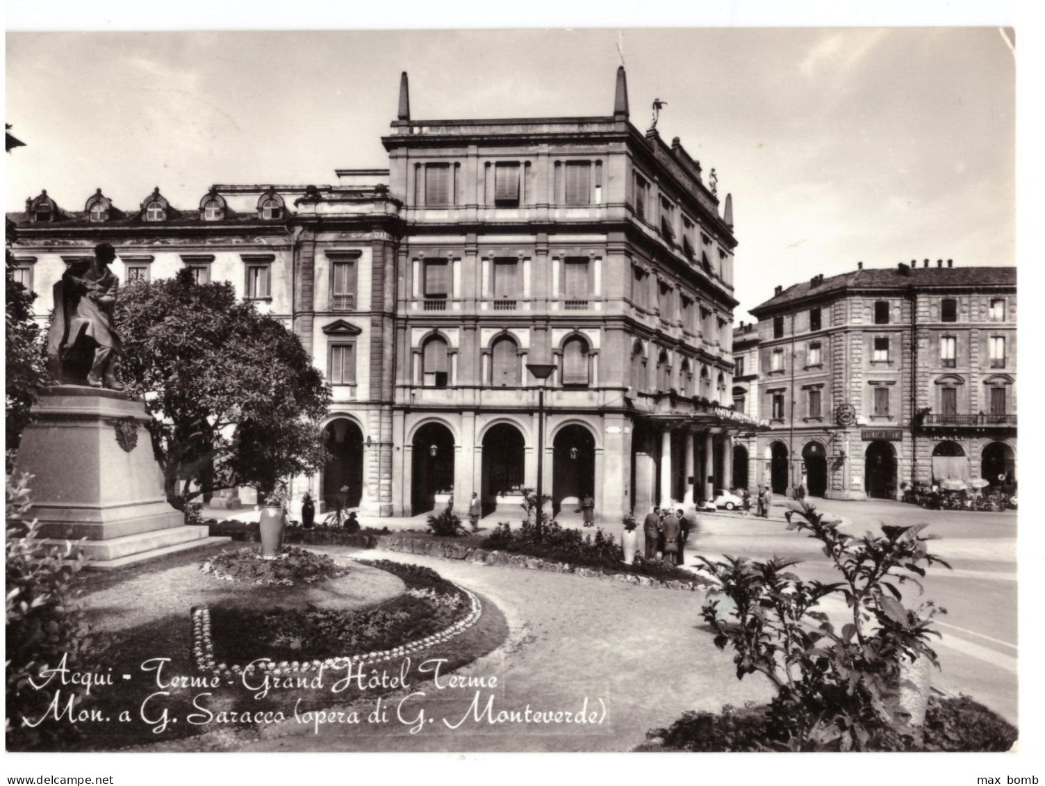 1957 ACQUI TERME 4  GRAND HOTEL MONUMENTO  ALESSANDRIA - Alessandria