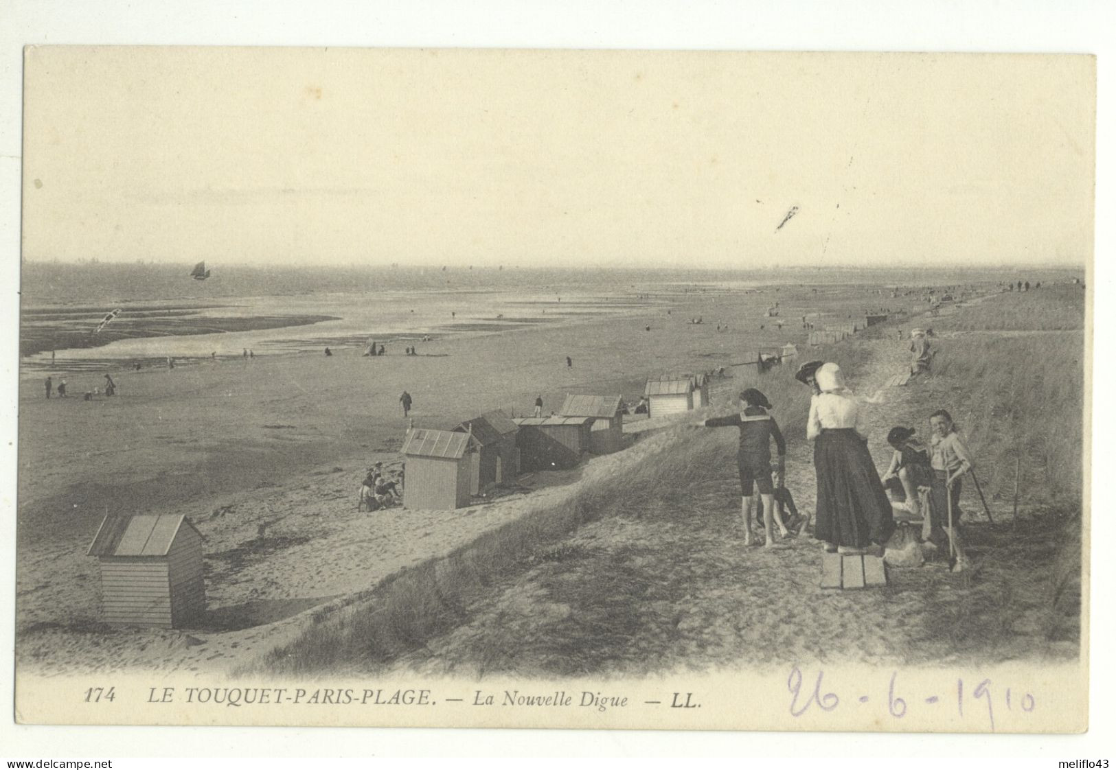 62/ CPA A - Le Touquet - Paris Plage - La Nouvelle Digue - Le Touquet