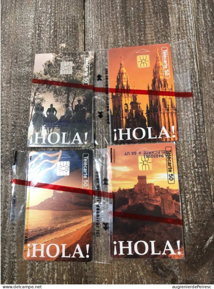 Lot Des 4 Cartes Hola Neuves - Colecciones