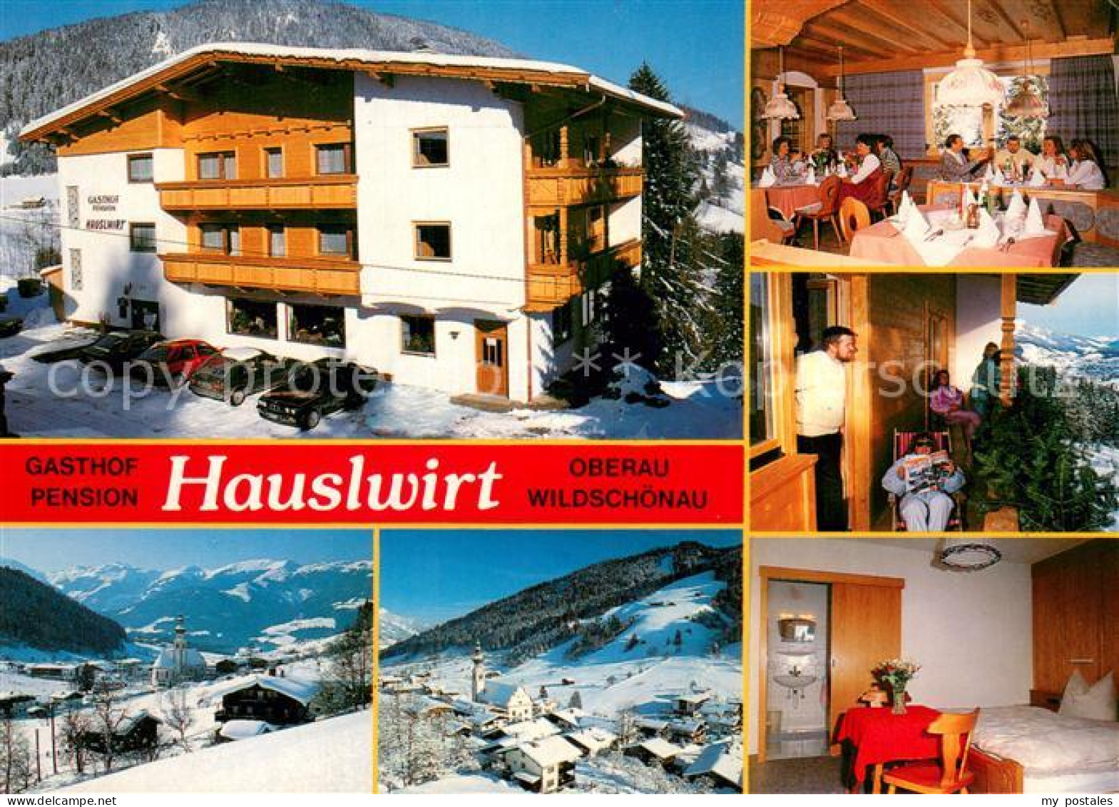 73754097 Oberau Wildschoenau Tirol Gasthof Pension Hauslwirt Panorama Gaststube  - Other & Unclassified