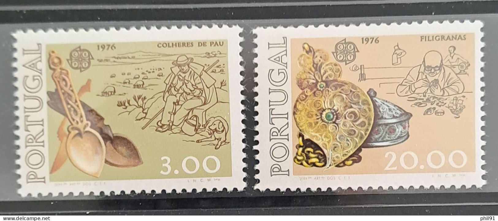 PORTUGAL    Europa 1976   N° Y&T  1291 Et 1292  ** - Neufs