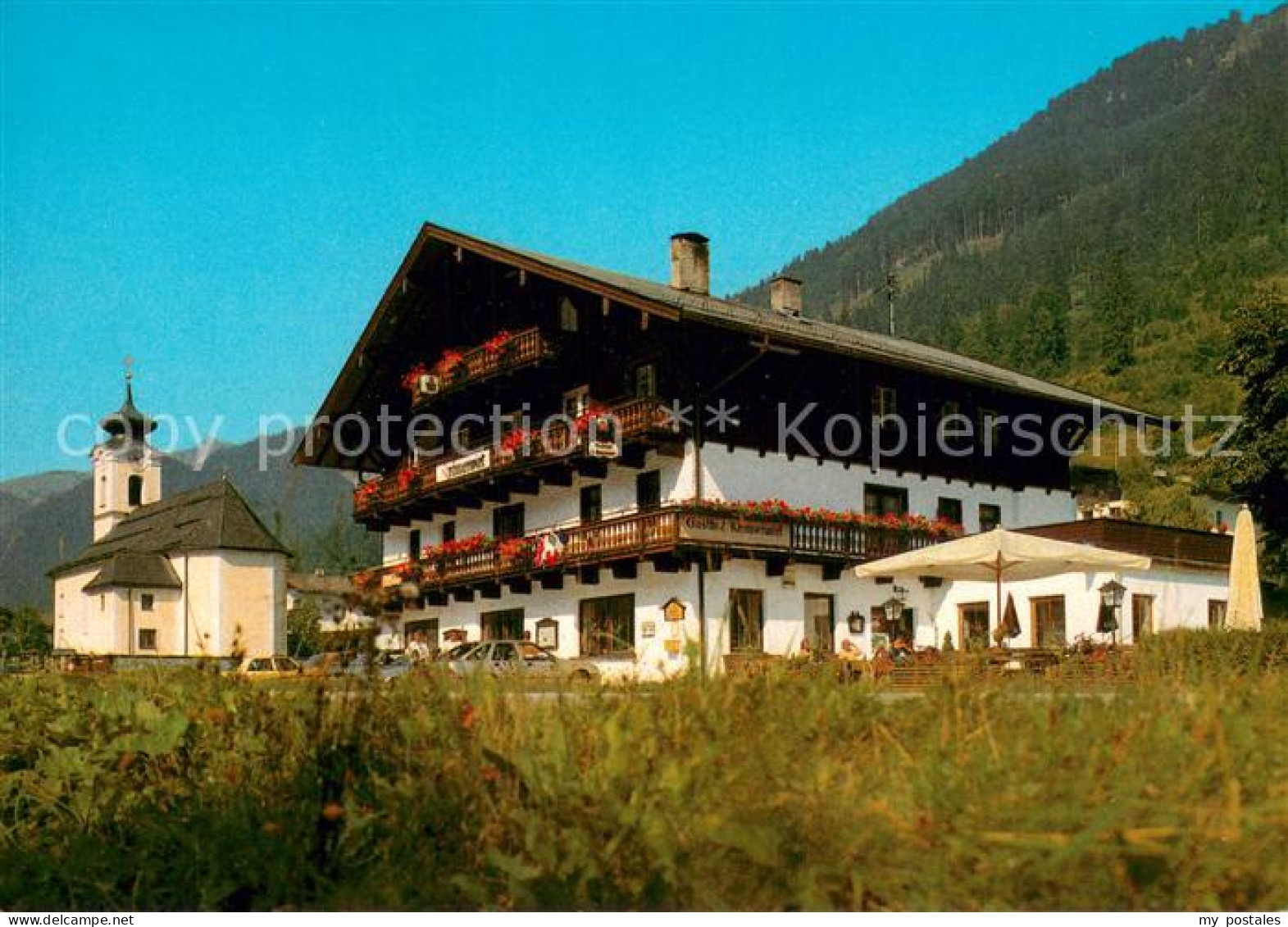 73754093 Landl Thiersee Gasthaus Kraemerwirt Kirche Landl Thiersee - Other & Unclassified