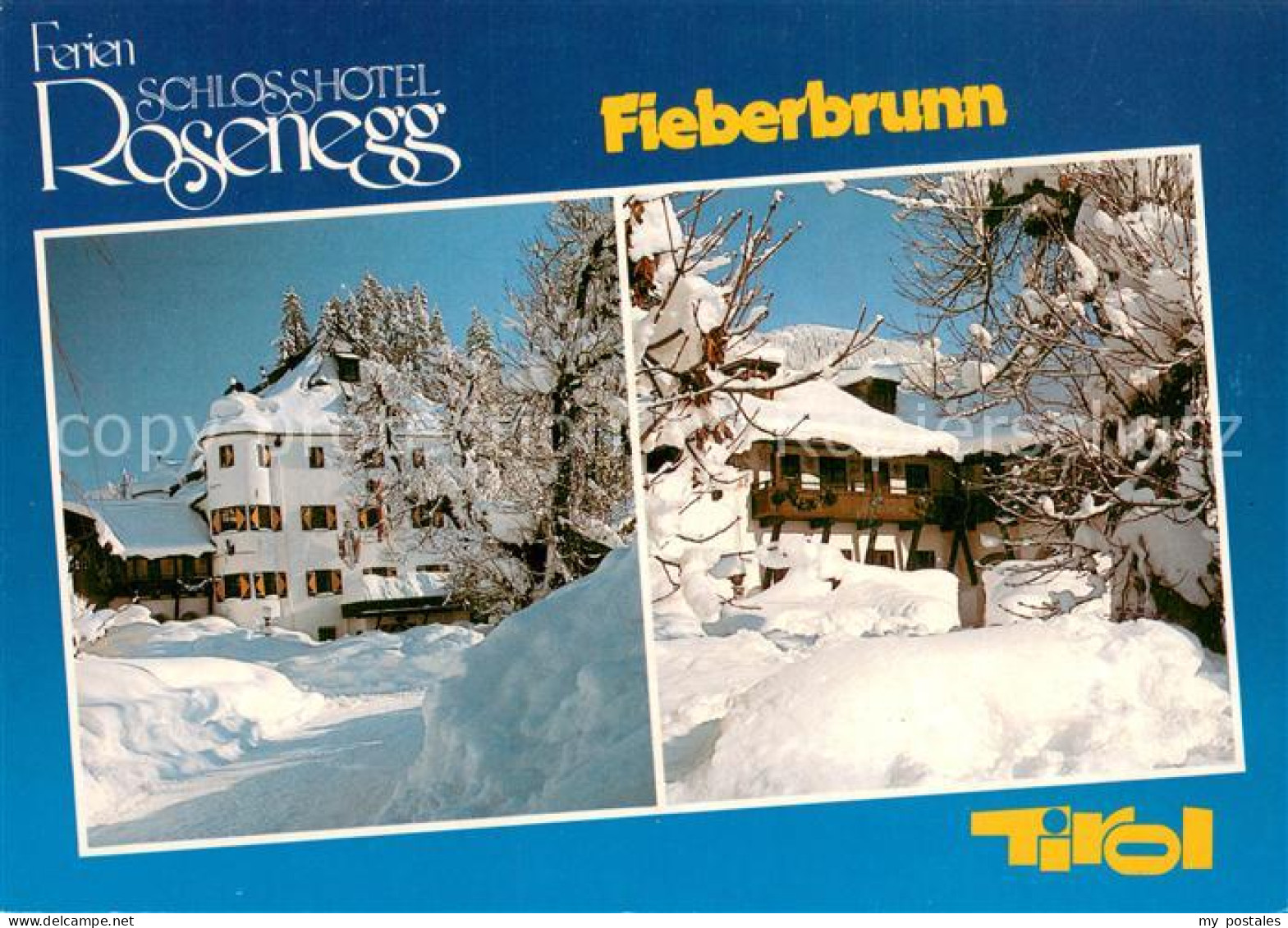 73754087 Fieberbrunn Tirol Schlosshotel Rosenegg Fieberbrunn Tirol - Autres & Non Classés