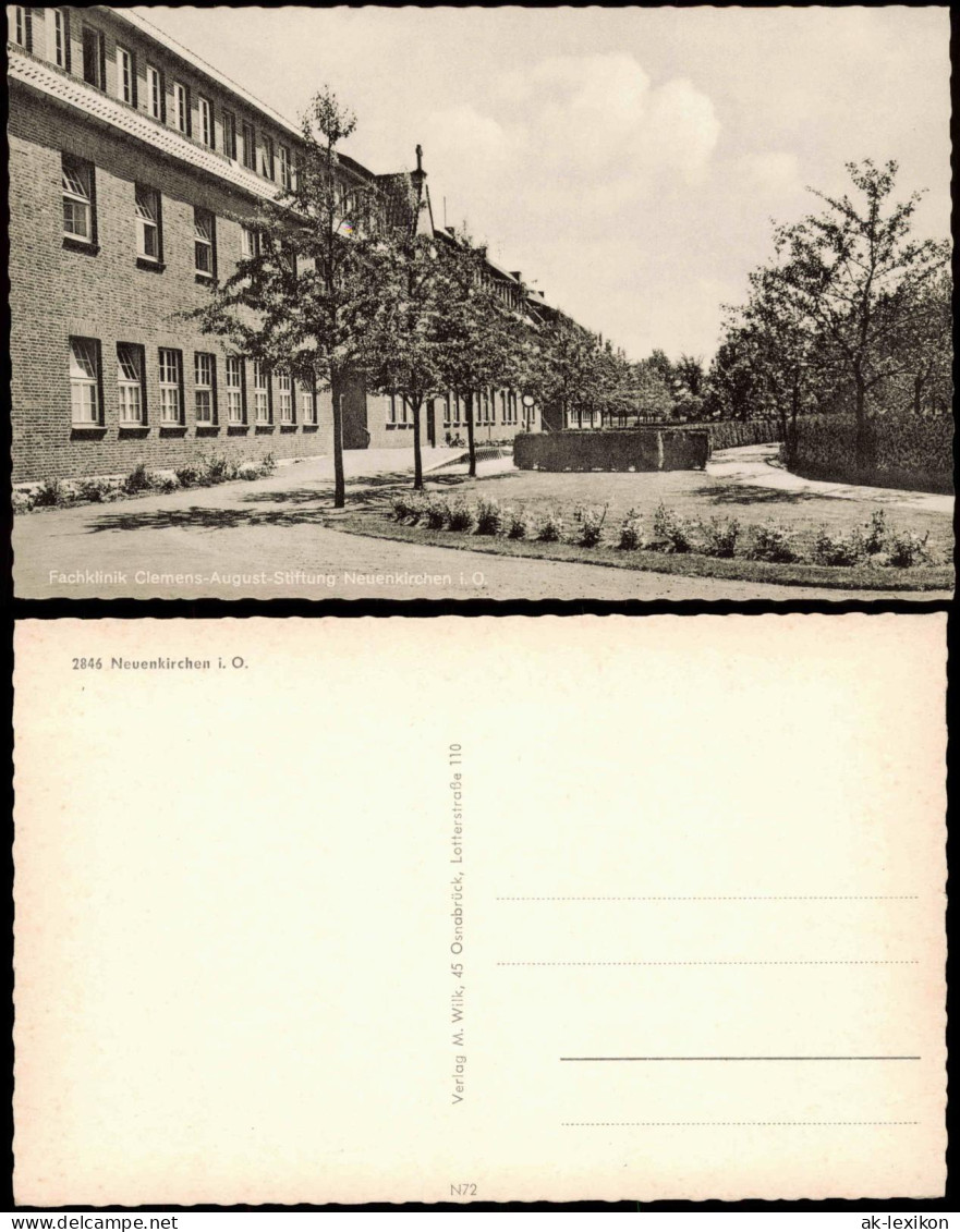 Ansichtskarte Neuenkirchen-Vörden Fachklinik Clemens-August-Stiftung 1950 - Other & Unclassified