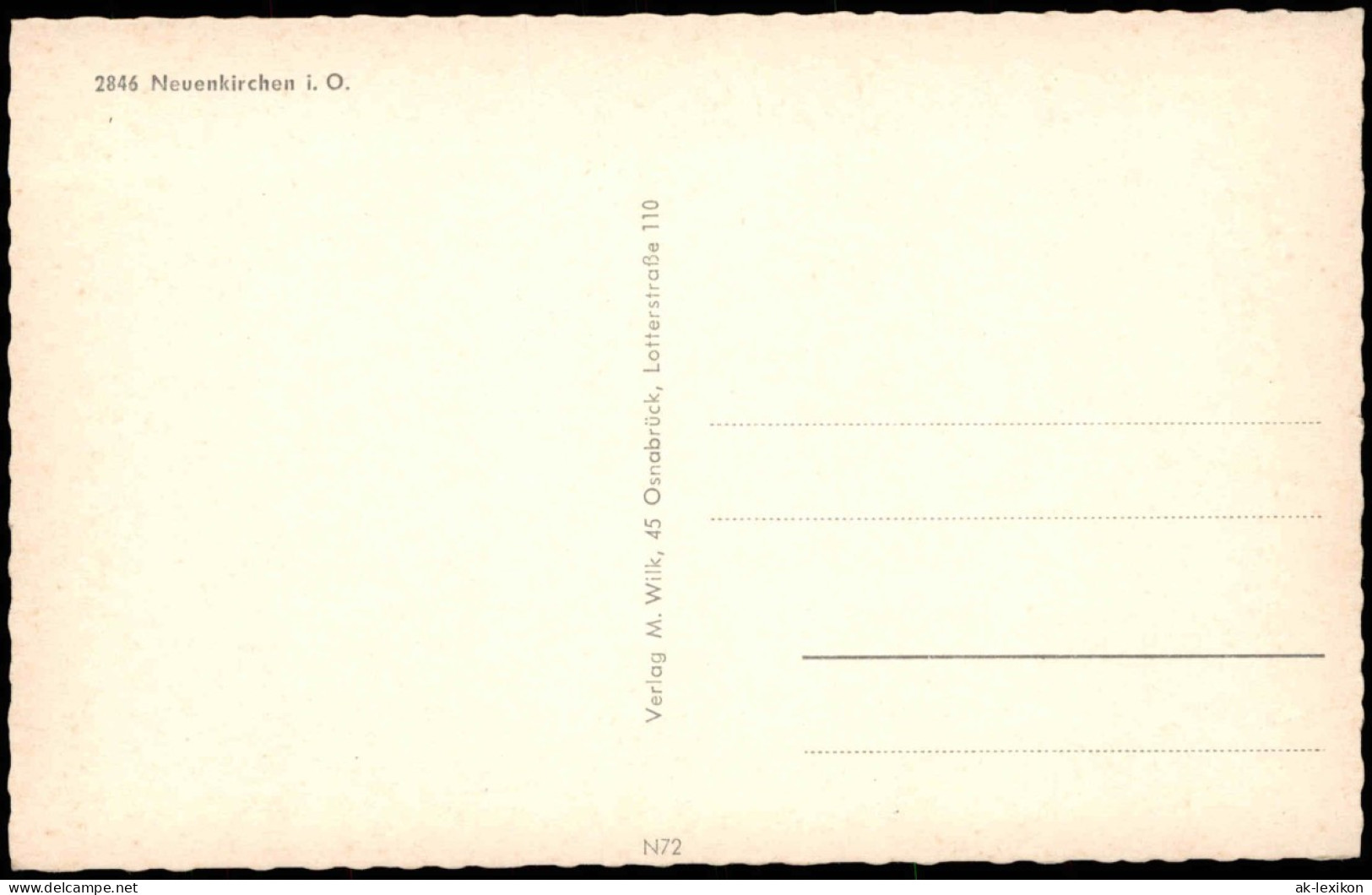 Ansichtskarte Neuenkirchen-Vörden Fachklinik Clemens-August-Stiftung 1950 - Andere & Zonder Classificatie