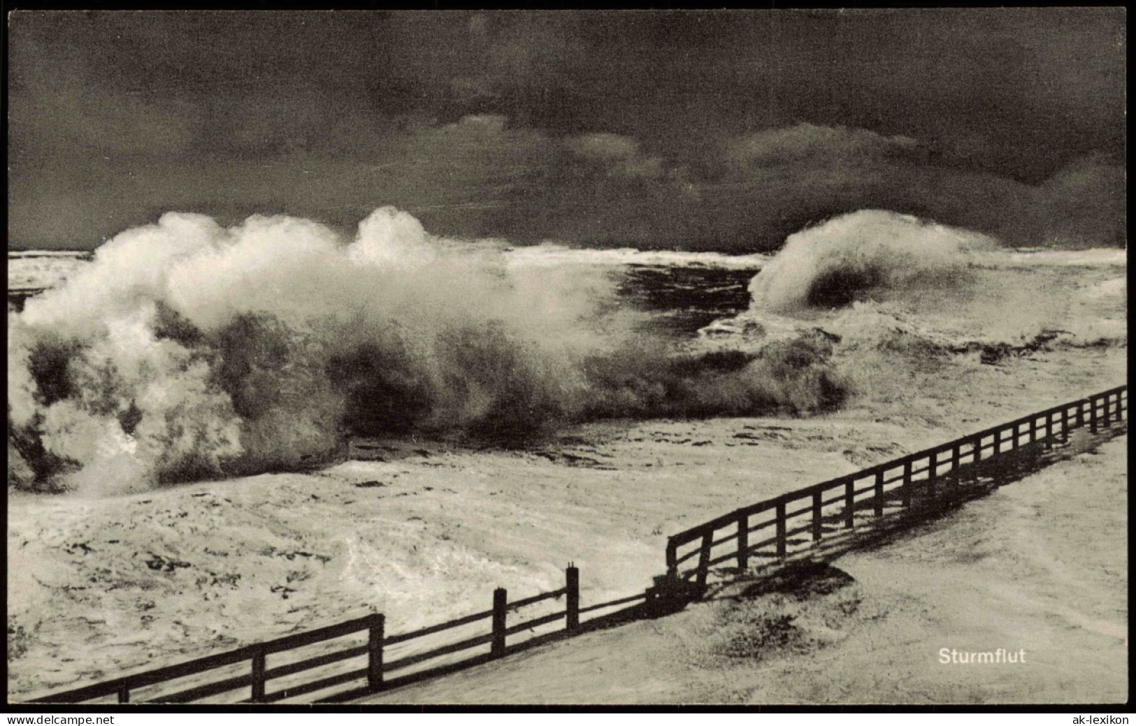 Ansichtskarte  Meer Stürmische See Wellen 1957 - Other & Unclassified