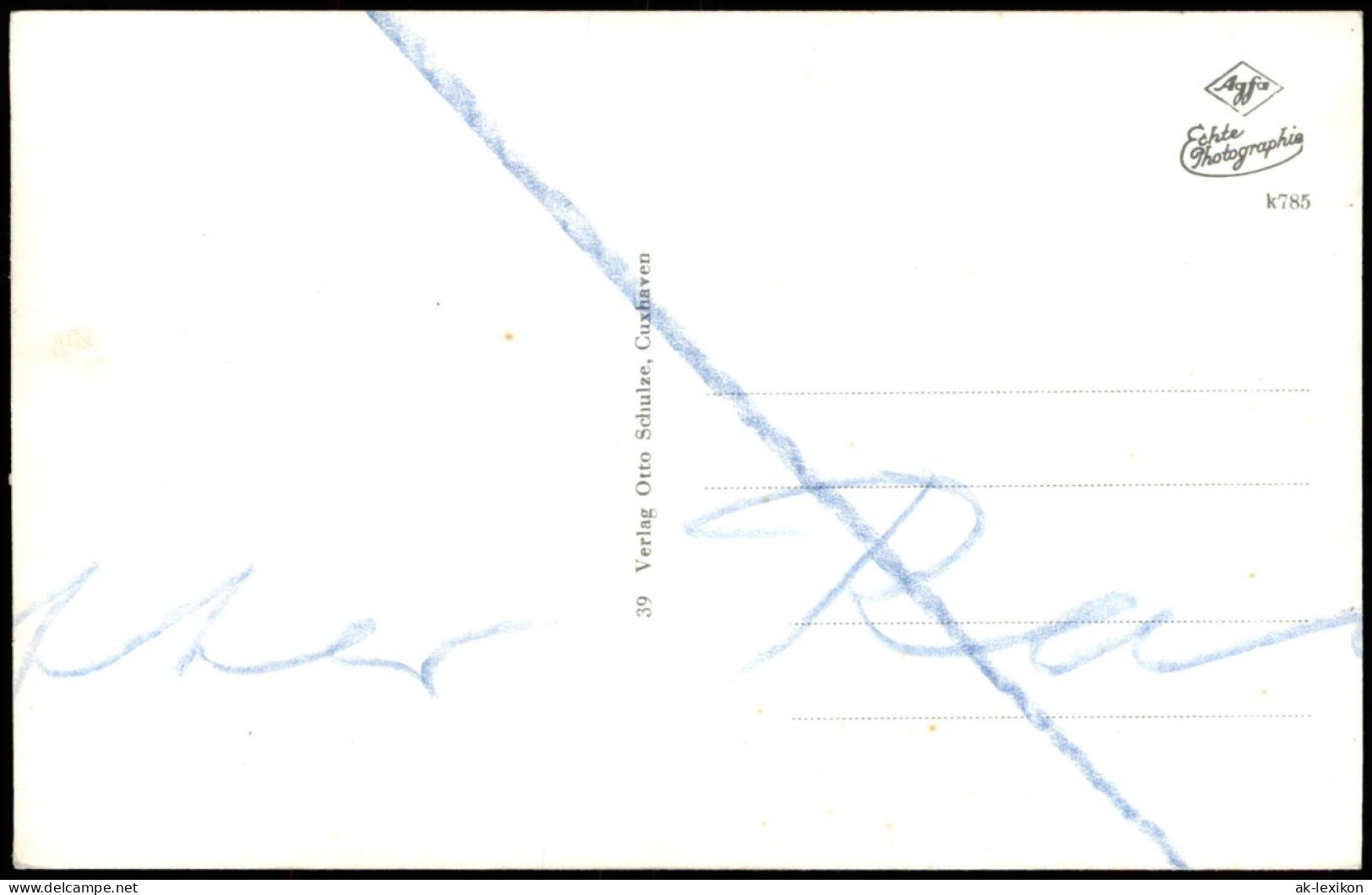 Ansichtskarte Helgoland (Insel) Von Norden Bei Nord-West-Sturm 1958 - Andere & Zonder Classificatie