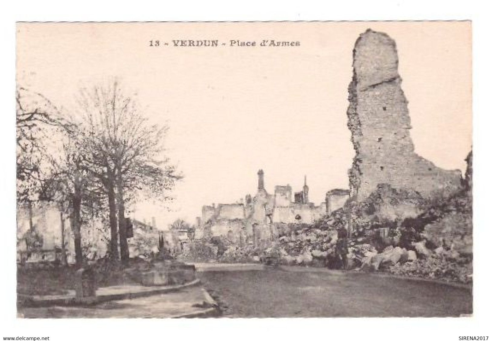 VERDUN - PLACE D' ARMES - FRANCIA - VIAGGIATA - Altri & Non Classificati