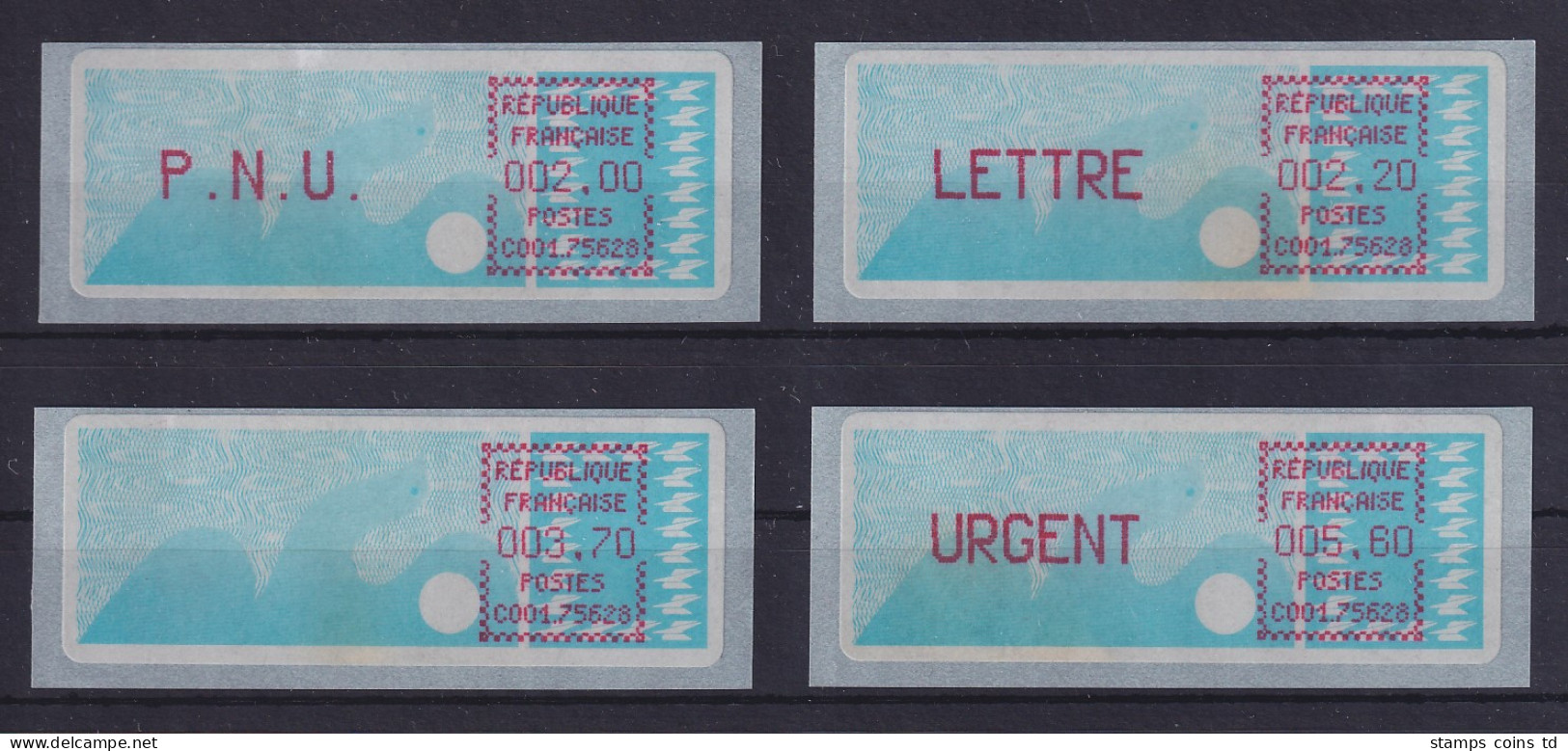 Frankreich ATM C001.75628, Papier Taube KOPFSTEHENDER Druck, Satz 8.Tarif - Other & Unclassified
