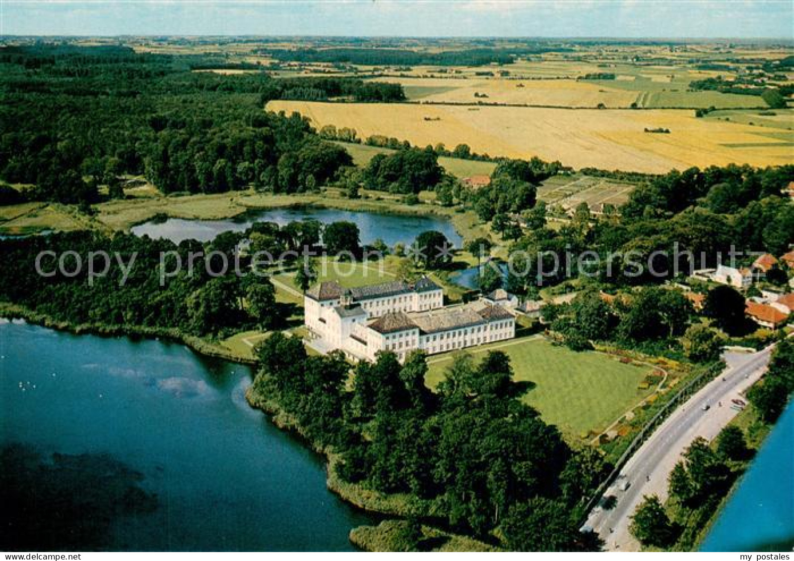 73754067 Graasten DK Schloss Fliegeraufnahme  - Denmark