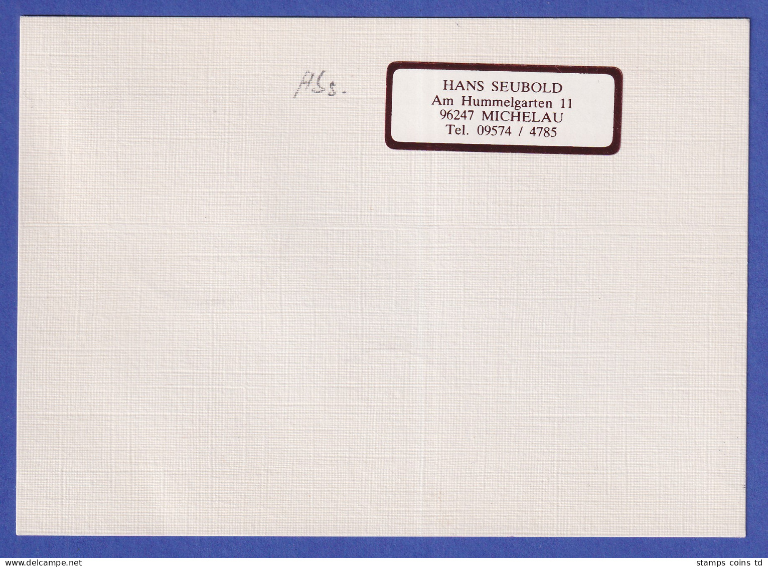 ATM Sanssouci Mi.-Nr. 2.2.1 Wert 140 Auf Anschriftenprüfung O LICHTENFELS, 1996 - Machine Labels [ATM]