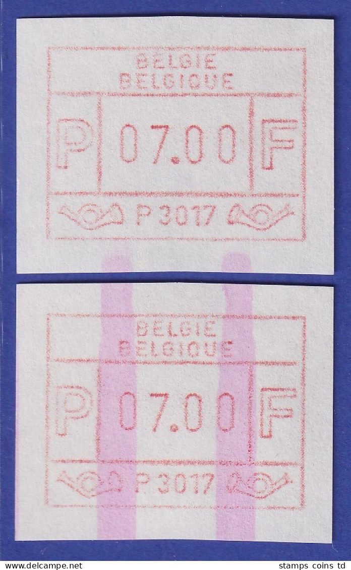 Belgien FRAMA-ATM P3017 (Leuven) ENDSTREIFEN-Ende über 2 ATM !  SELTENHEIT - Sonstige & Ohne Zuordnung