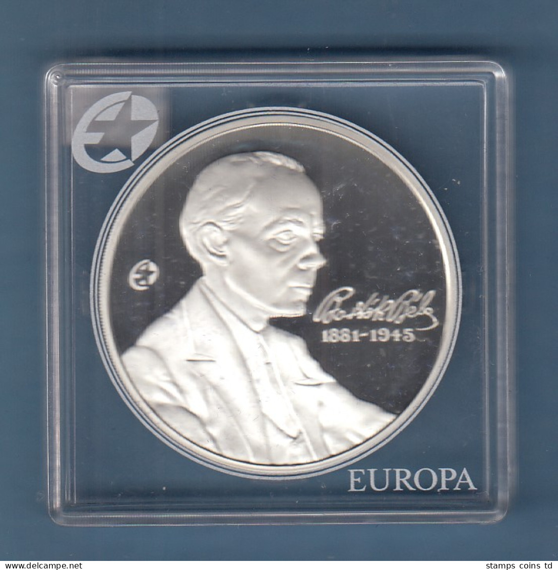 Ungarn 2006 Silber-Gedenmünze Bela Bartok 5000 Forint PP  - Ungarn