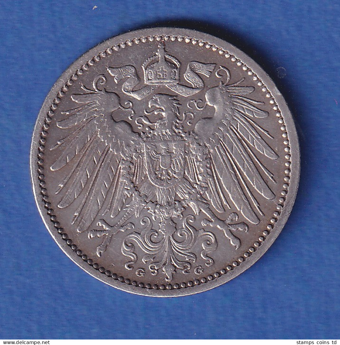 Deutsches Kaiserreich Silber-Kursmünze 1 Mark 1904 G Vz - Andere & Zonder Classificatie