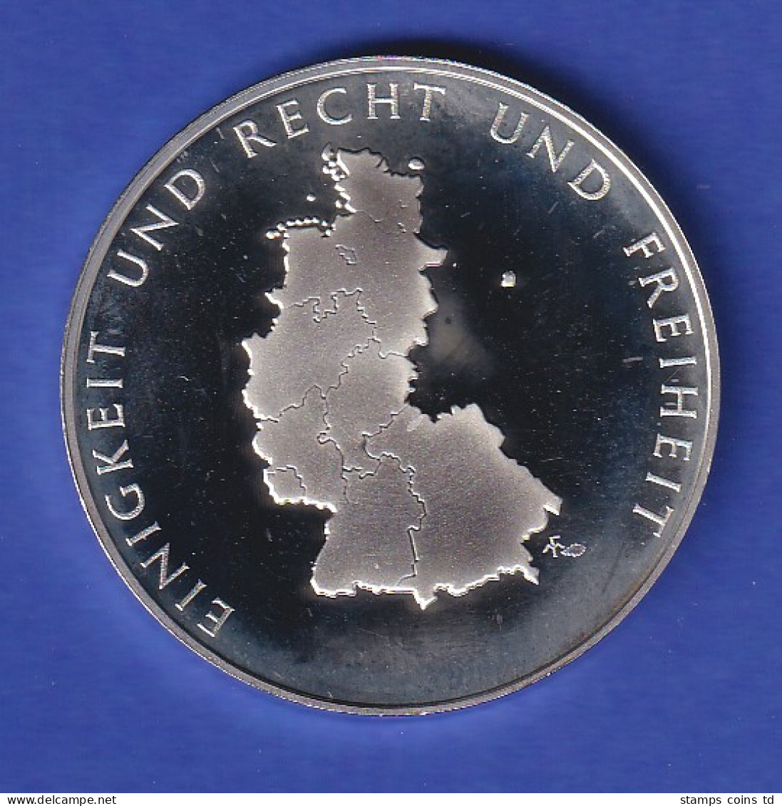 Silbermedaille 25 Jahre Bundesrepublik Deutschland - Eiche 1974 Ca. 25g Ag925 - Unclassified