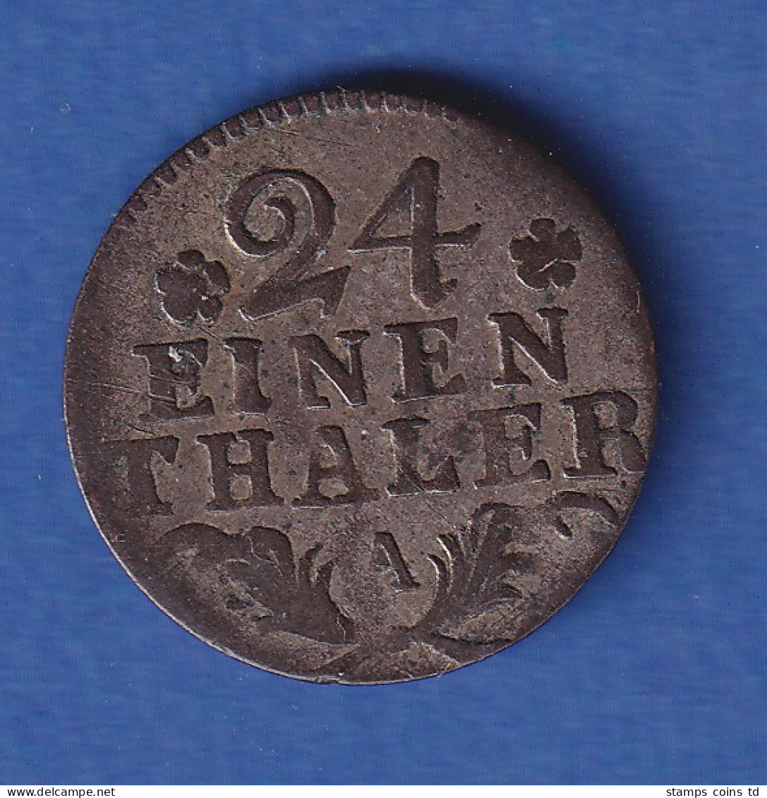 Preußen Silber-Umlaufmünze 1/24 Taler König Friedrich II. 1782 A - Other & Unclassified