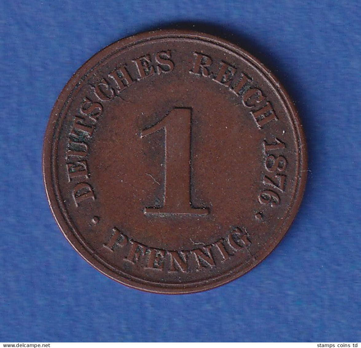 Deutsches Reich Kursmünze 1 Pfennig 1876 E Ss - Andere & Zonder Classificatie