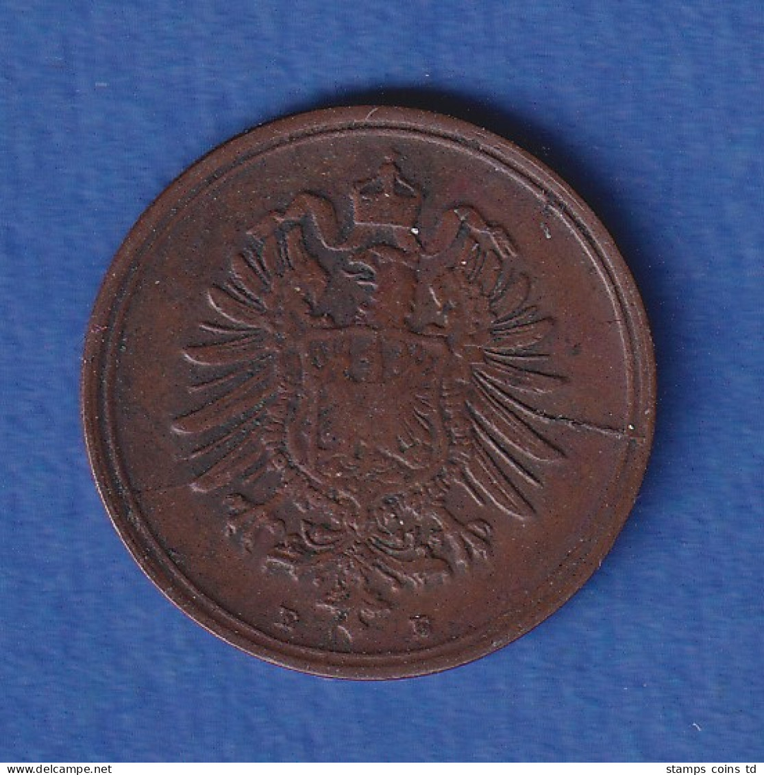 Deutsches Reich Kursmünze 1 Pfennig 1876 E Ss - Andere & Zonder Classificatie