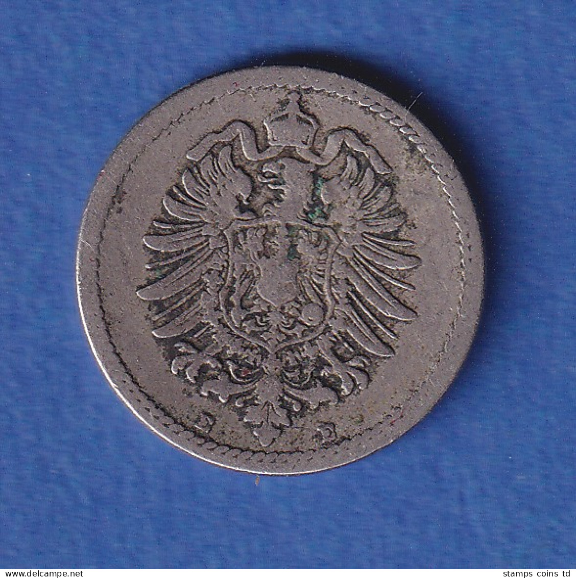 Deutsches Reich Kursmünze 5 Pfennig 1875 E Ss - Sonstige & Ohne Zuordnung