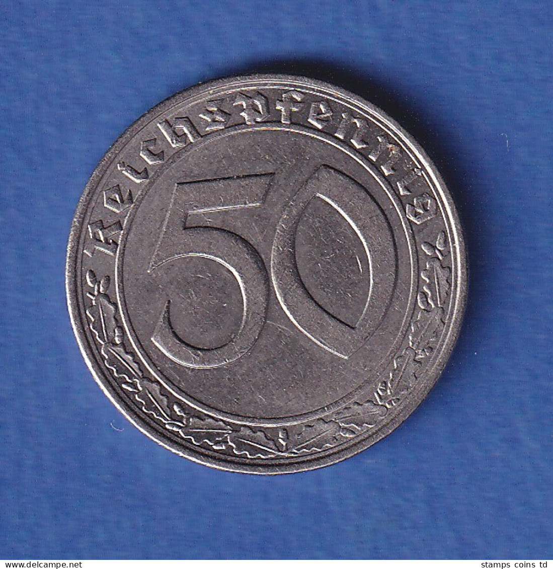 Deutsches Reich Kursmünze 50 Reichspfennig 1938 E - Autres & Non Classés
