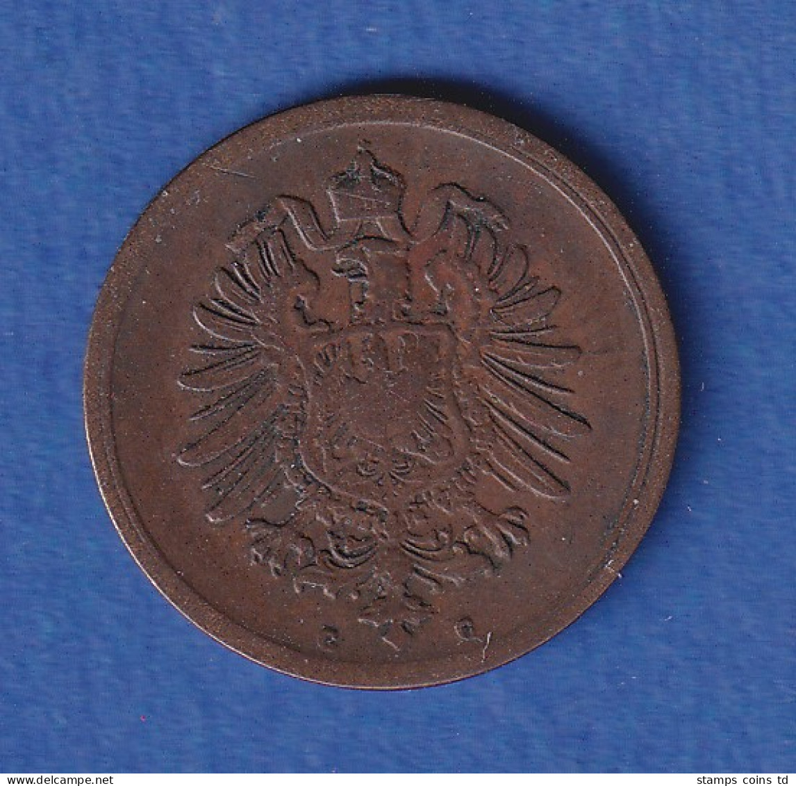 Deutsches Reich Kursmünze 1 Pfennig 1889 G Ss - Andere & Zonder Classificatie