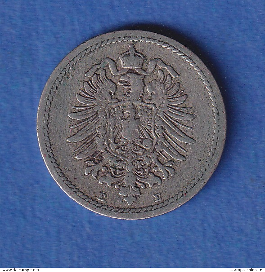 Deutsches Reich Kursmünze 5 Pfennig 1889 E Ss - Sonstige & Ohne Zuordnung