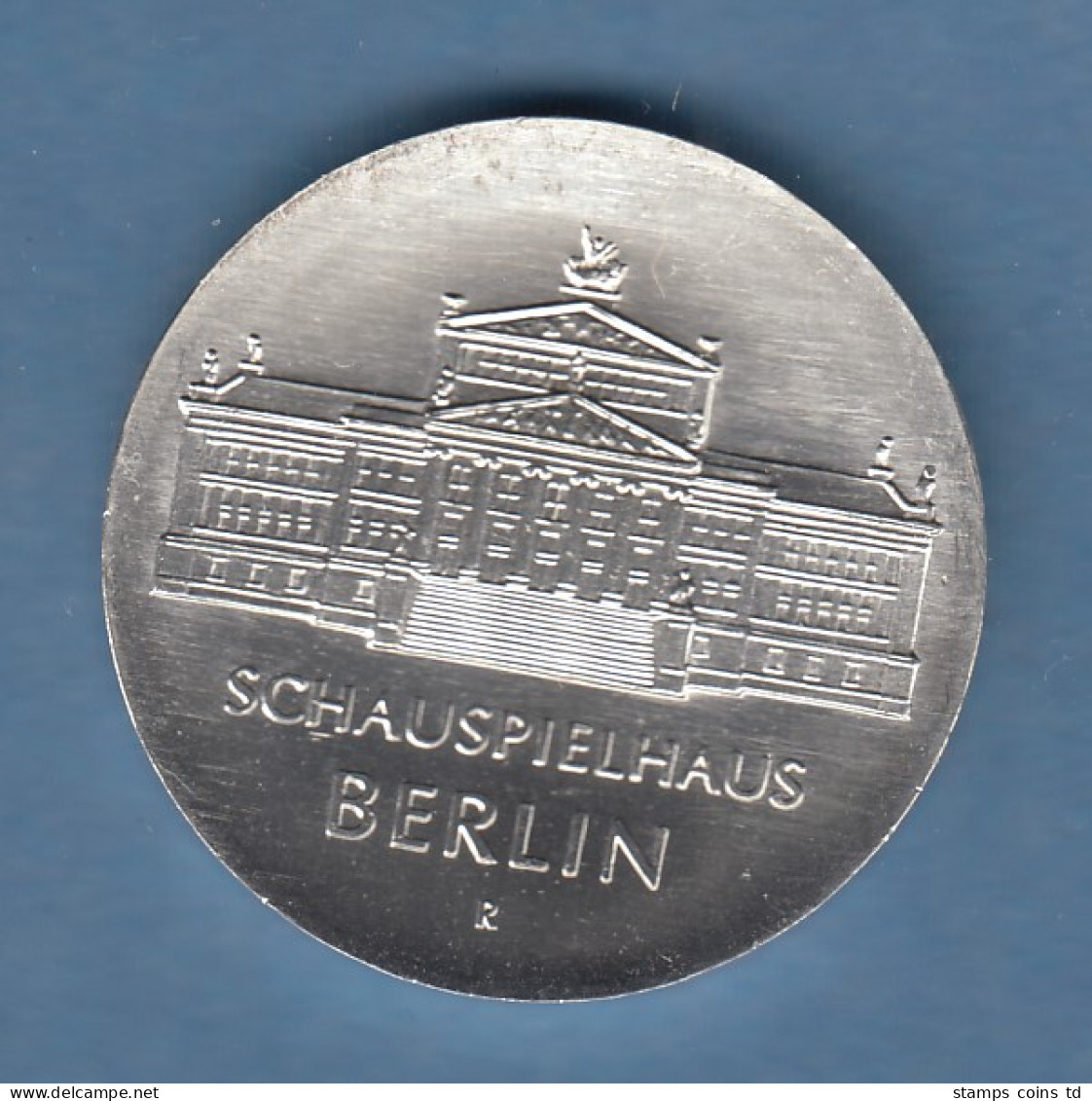 DDR 10 Mark Gedenkmünze 1987 Schauspielhaus Berlin - Stempelglanz Stg  - Altri & Non Classificati