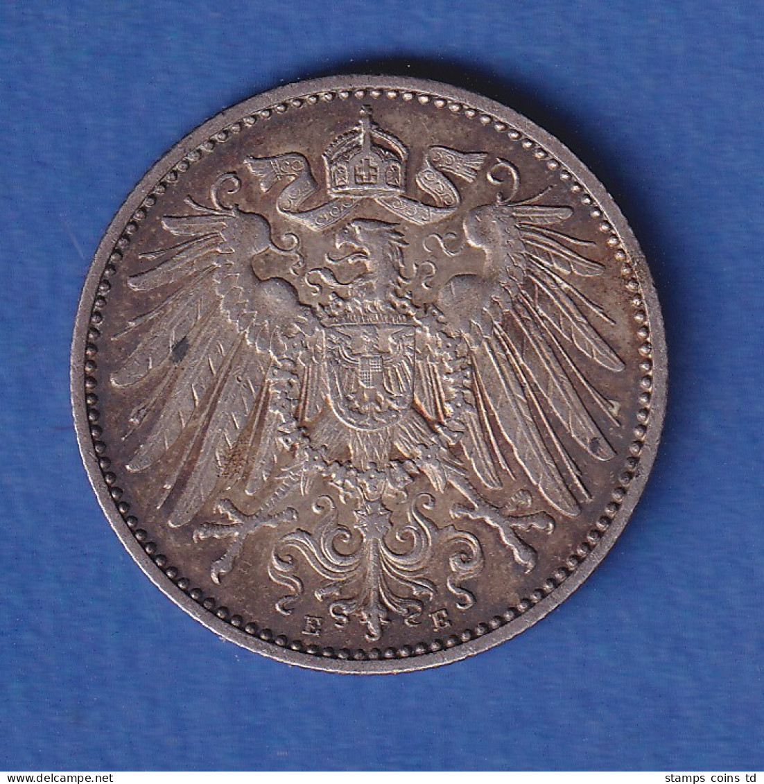 Deutsches Kaiserreich Silber-Kursmünze 1 Mark 1896 E - Andere & Zonder Classificatie