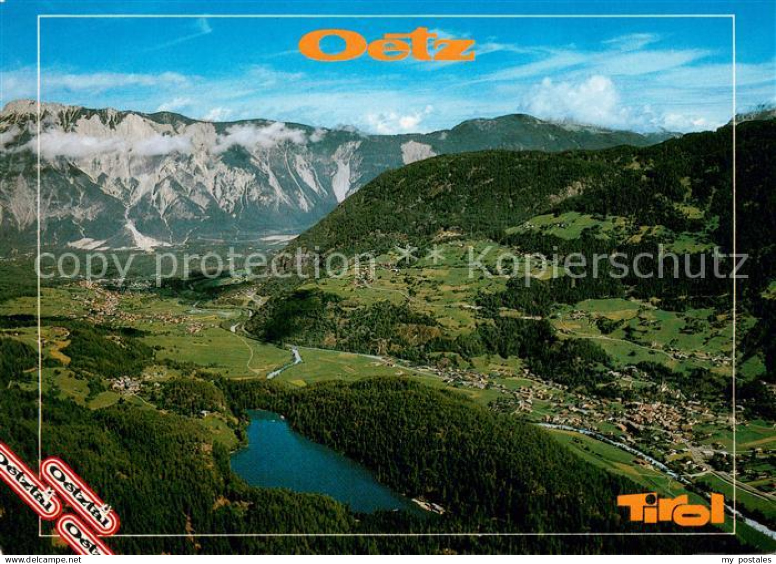 73754057 Oetz Fliegeraufnahme Mit Piburgersee Sautens Und Oetztal Oetz - Other & Unclassified