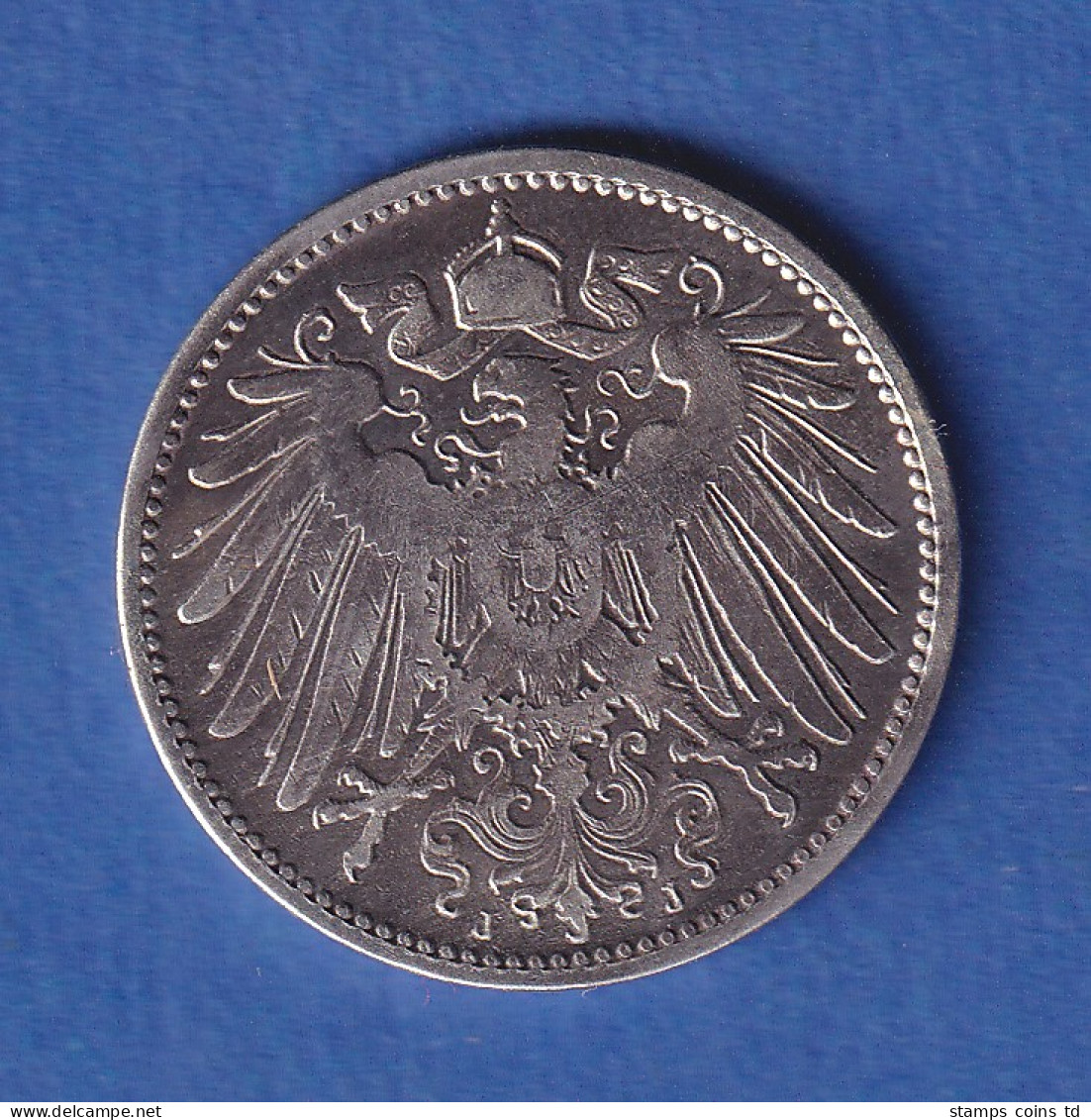 Deutsches Kaiserreich Silber-Kursmünze 1 Mark 1903 J - Otros & Sin Clasificación
