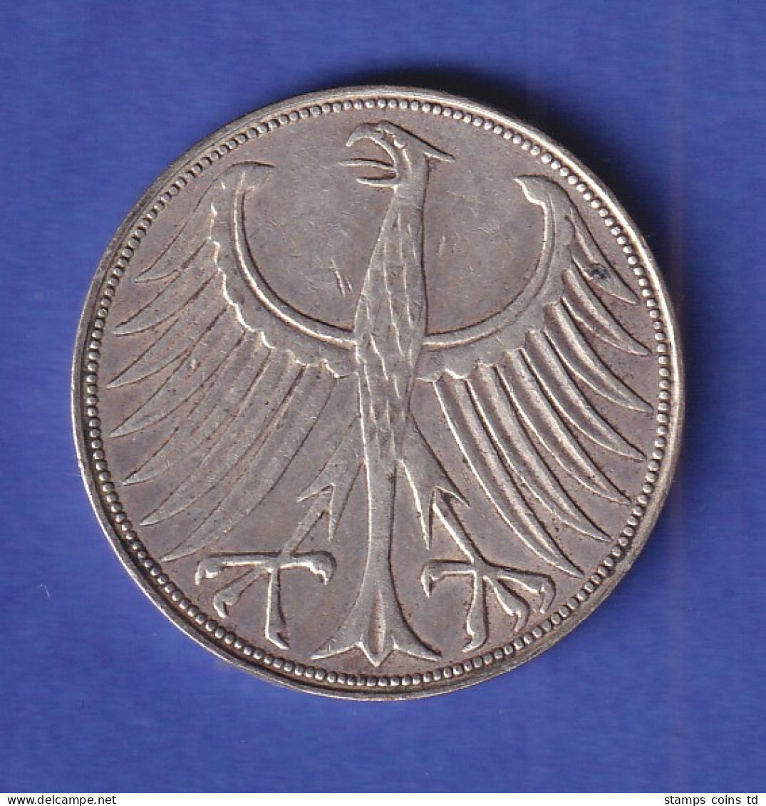 Bundesrepublik Kursmünze 5 Mark Silber-Adler, 1959 G - Andere & Zonder Classificatie