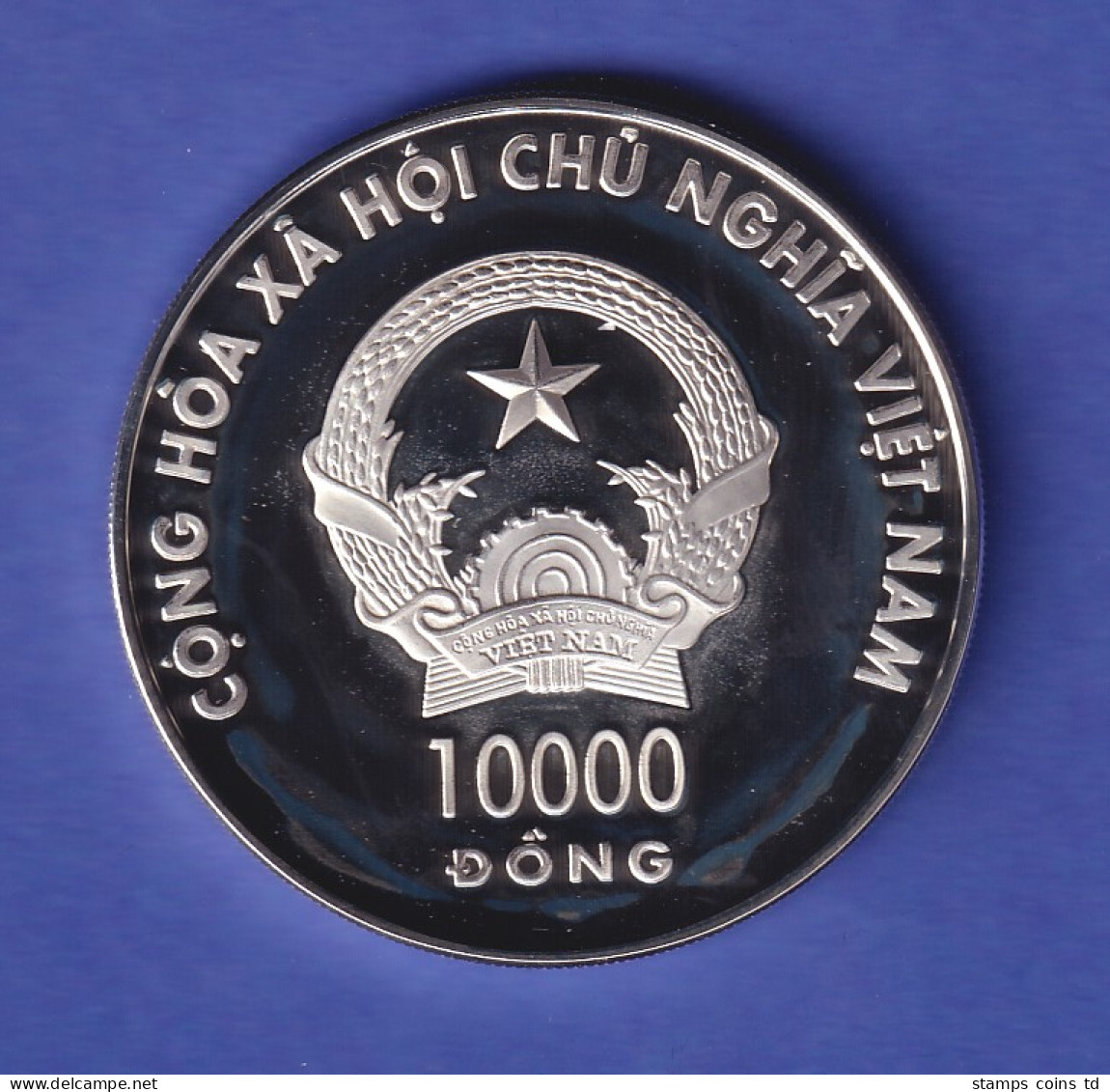 Vietnam Silbermünze 10000 Đồng Fußball-Weltmeisterschaft 2006 PP - Otros – América