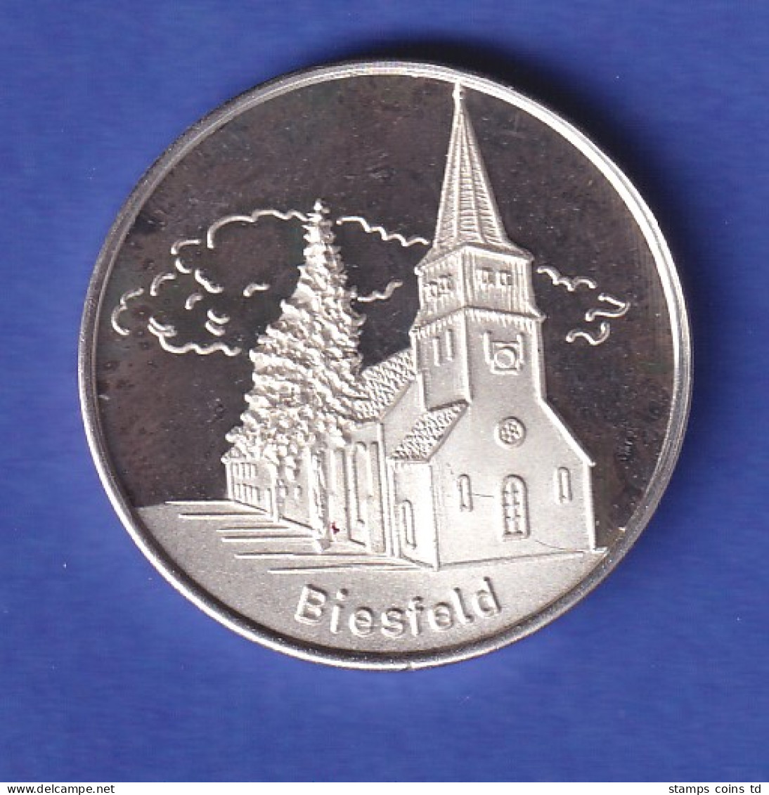 Silbermedaille Gemeinde Kürten - Kirche In Biesfeld  - Unclassified