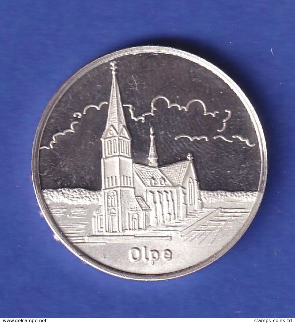 Silbermedaille Gemeinde Kürten - Kirche In Olpe - Ohne Zuordnung