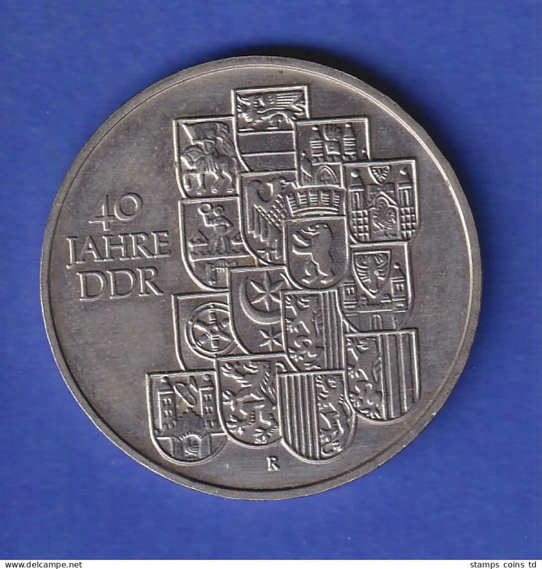 DDR 10 Mark Gedenkmünze 1989 40 Jahre DDR, Stempelglanz Stg - Otros & Sin Clasificación