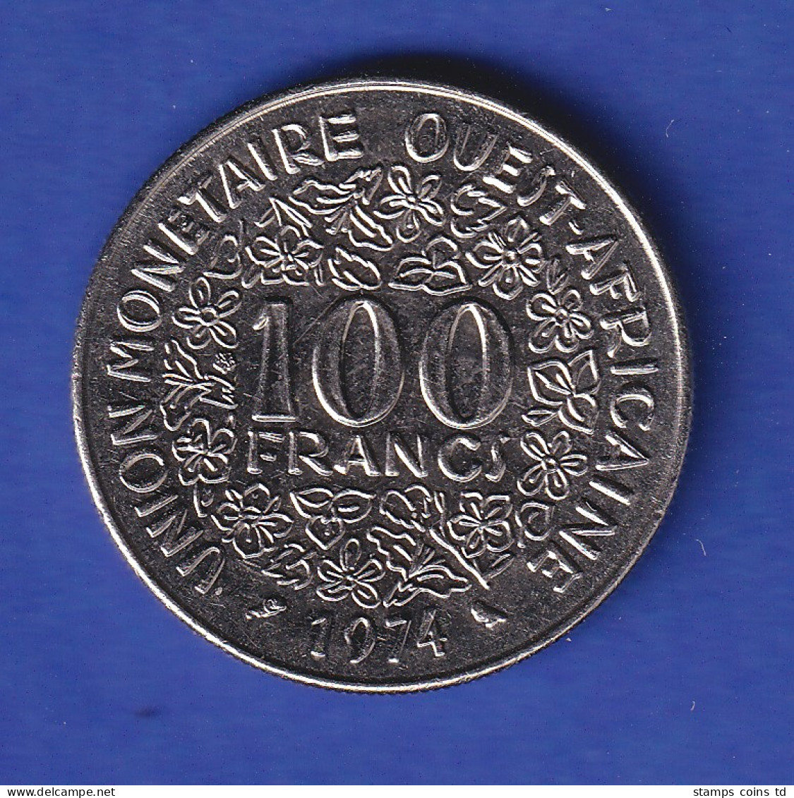 Westafrikanische Währungsgemeinschaft ECOWAS Kursmünze 100 Francs 1974 - Other - Africa