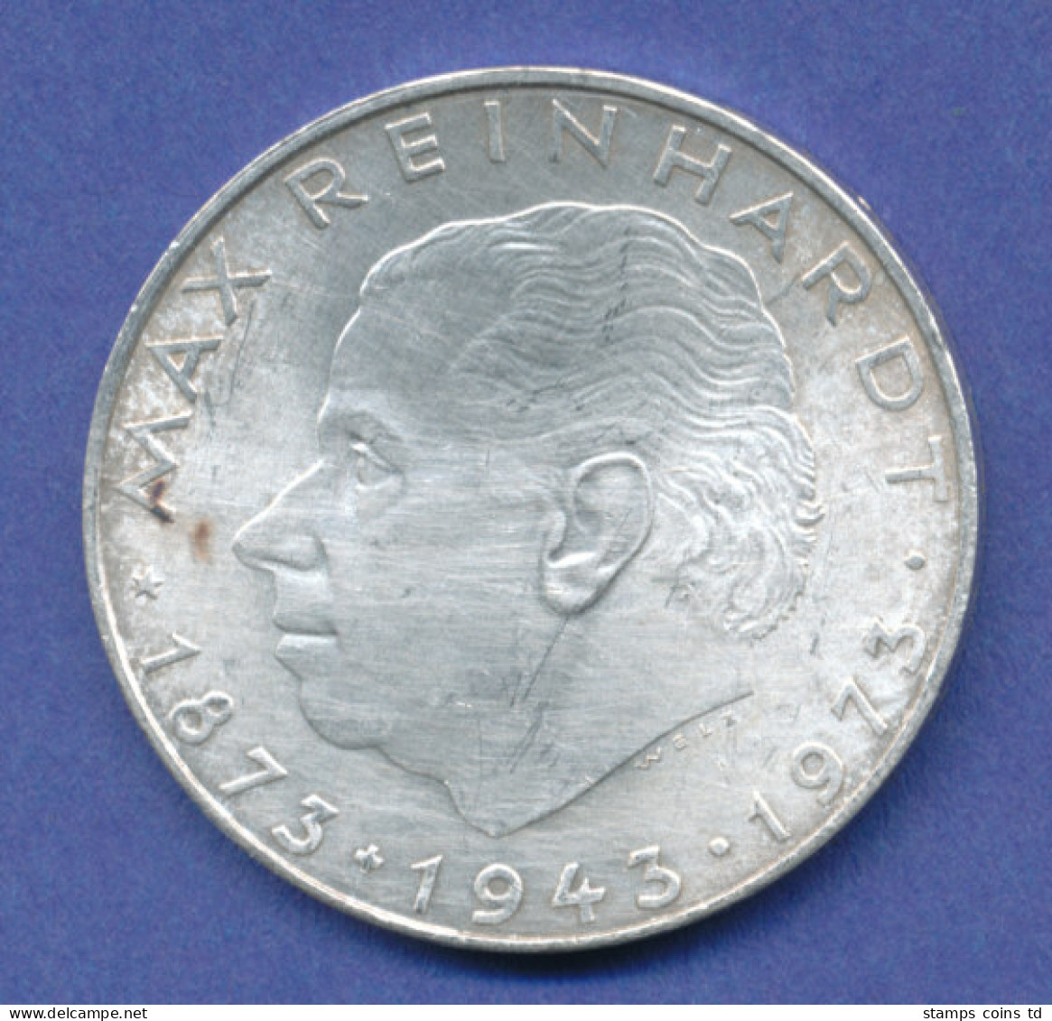 Österreich 25-Schilling Silber-Gedenkmünze 1973, Max Reinhardt - Oostenrijk