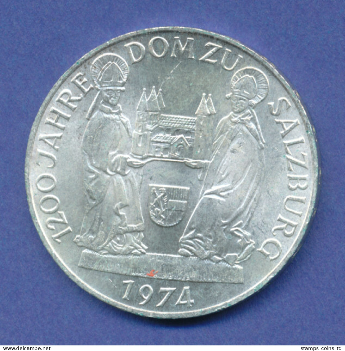 Österreich 50-Schilling Silber-Gedenkmünze 1974, Dom Zu Salzburg - Autriche